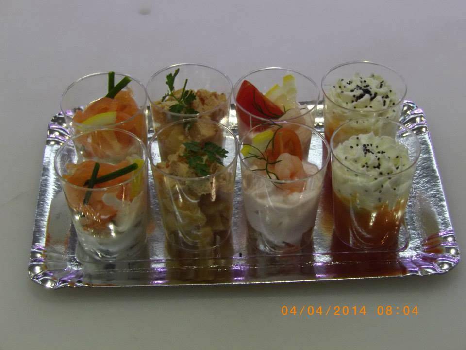 Minis verrines assorties